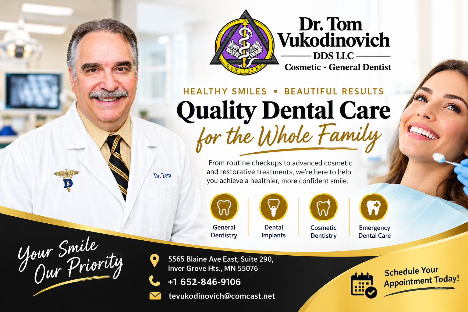 Emergency Oral Surgeon & Cosmetic Dentist in Inver Grove Heights, MN