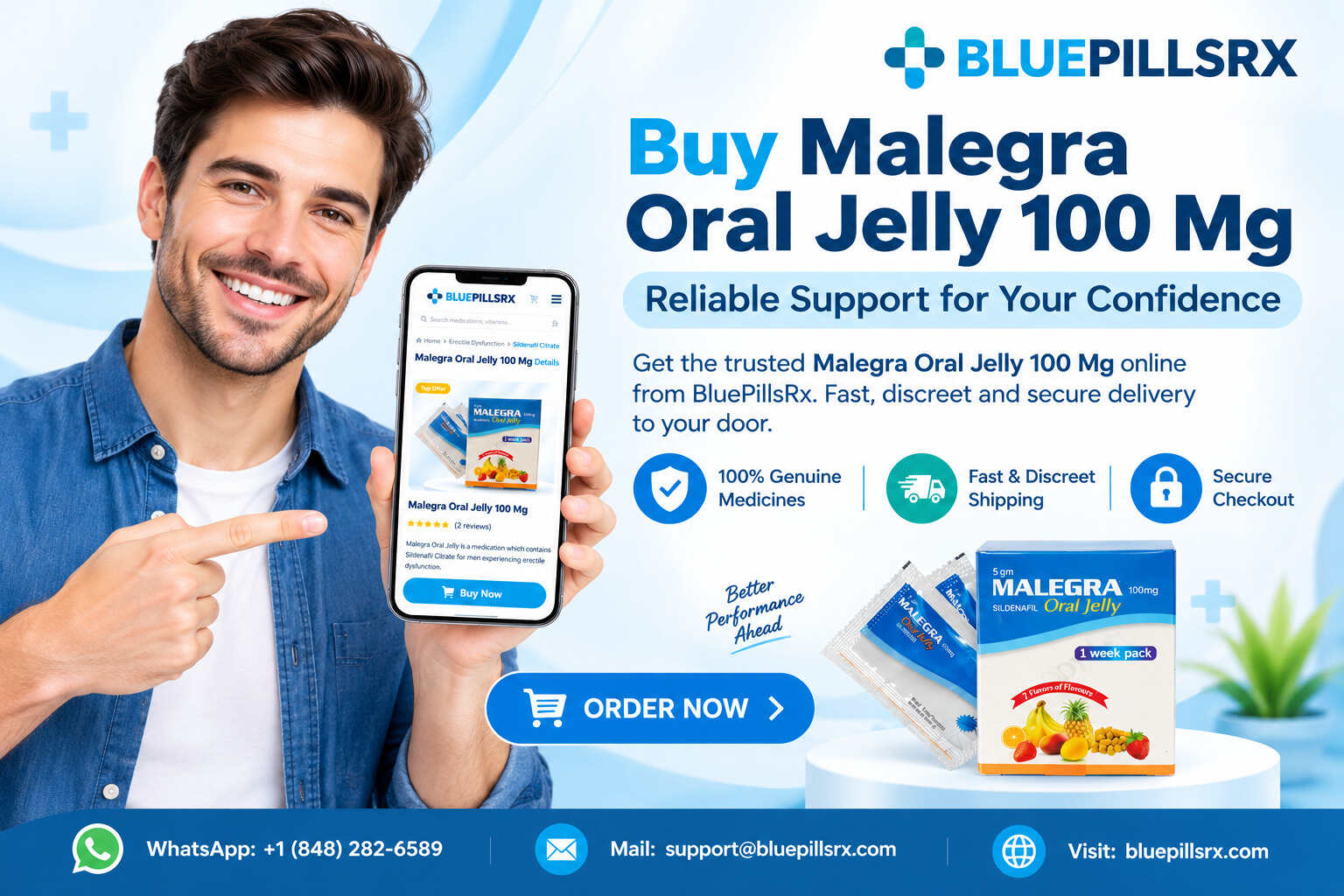Start Exploring Malegra Oral Jelly 100 Mg
