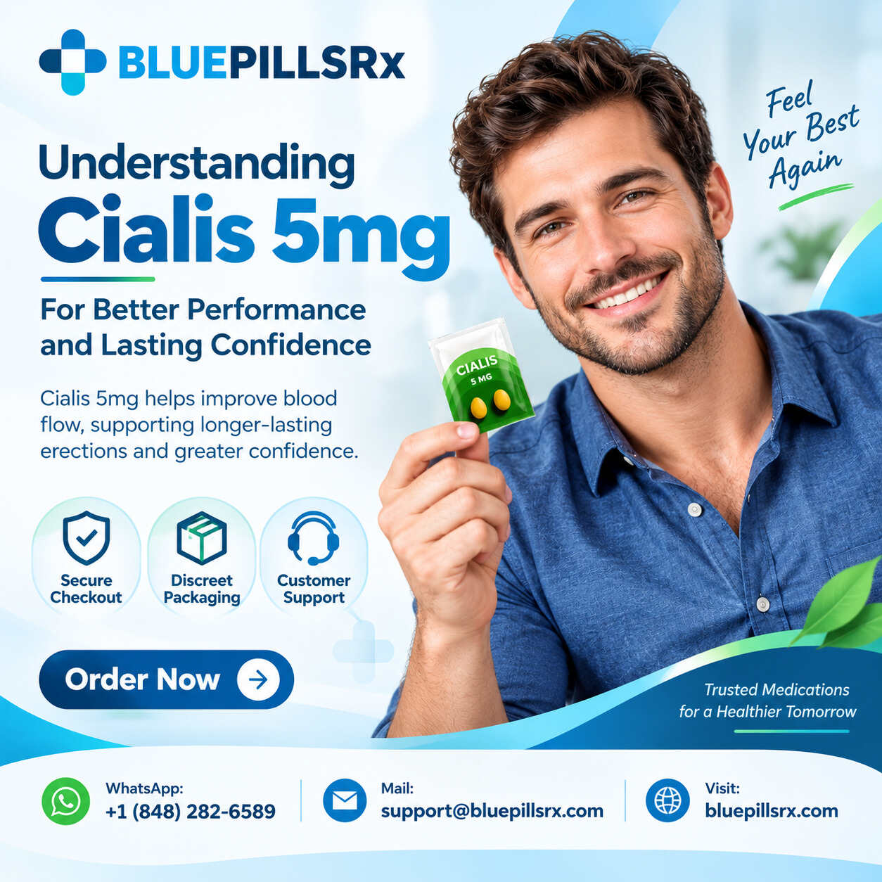 Buy Cialis 5 mg for Erectile Health Support