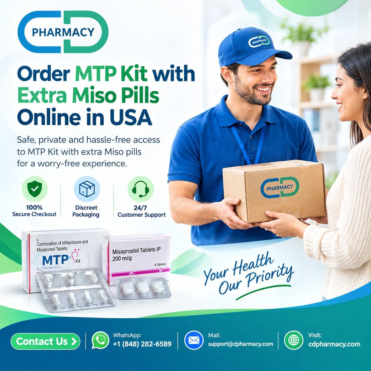 Order MTP Kit with Extra Miso Pills for Texas