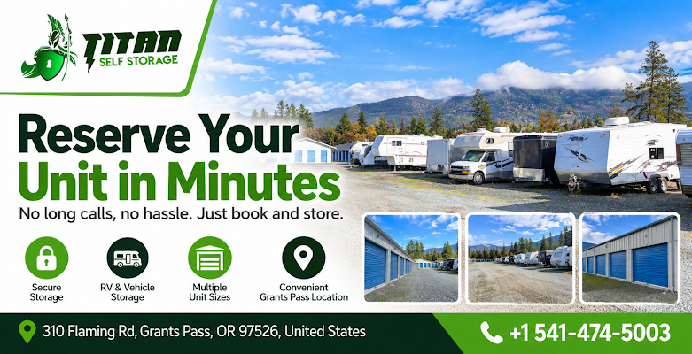 Riverside storage units in Grants Pass for Easy, Secure Storage