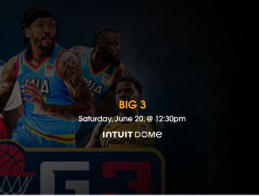 Big 3 Basketball Tickets 2026