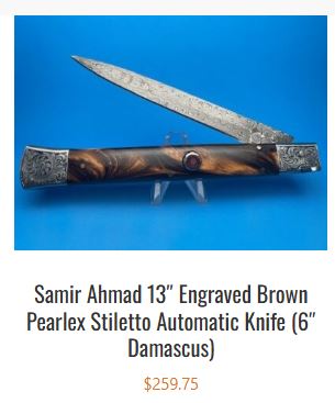 Find the extremely lightweight and compact Switchblade Knife available in two variants