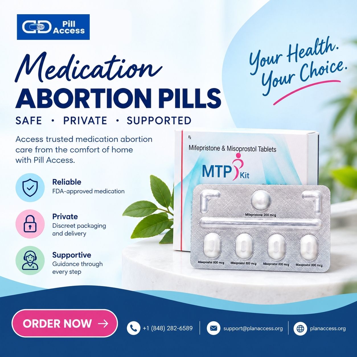 Access Abortion Pills Online by Mail in Tupelo, MS