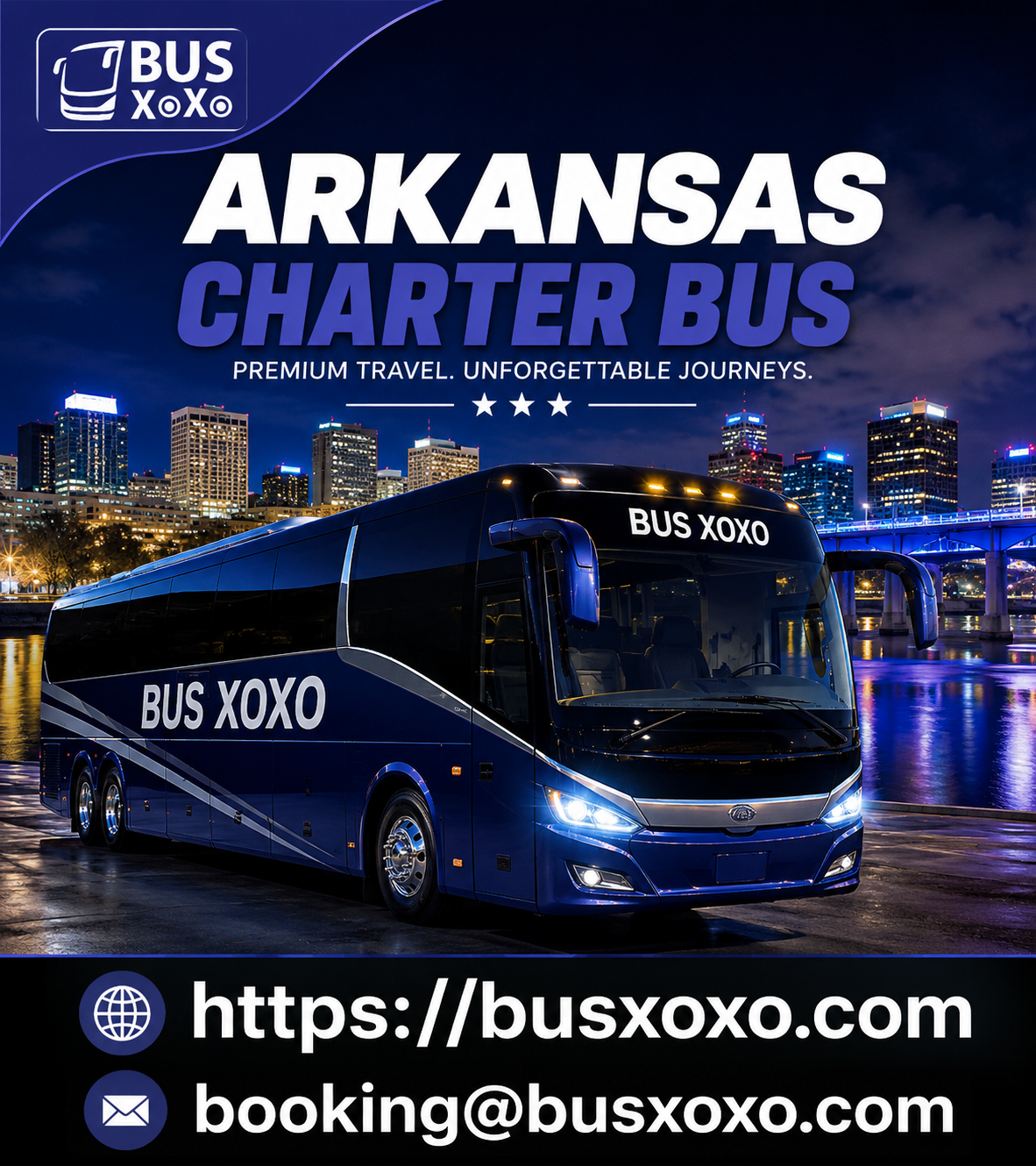 Arkansas Charter Bus Book for Day Trip in Texarkana, AR