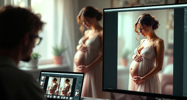 Affordable Maternity Retouching Services with Fast Turnaround
