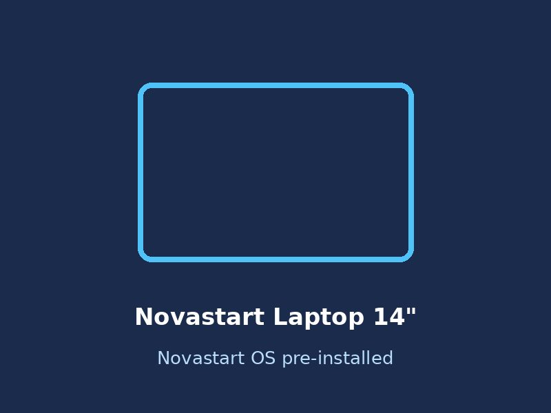 Novastart 14" / 15" / 17" Laptops with Novastart OS - from $350